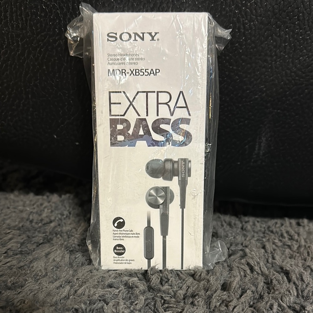 Sony Extra Bass MDR-XB55AP Earbuds - Black